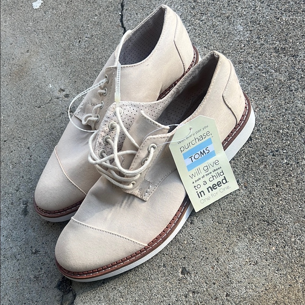 TOMS Men's Cream Casual Shoes